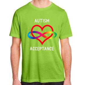 Autism Pro Acceptance Infinity Symbol For Neurodiversity Gift Adult ChromaSoft Performance T-Shirt