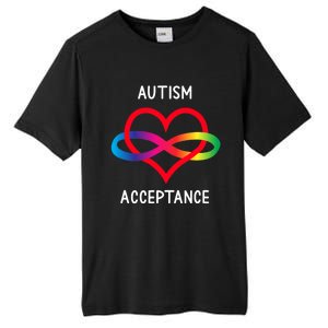 Autism Pro Acceptance Infinity Symbol For Neurodiversity Gift Tall Fusion ChromaSoft Performance T-Shirt