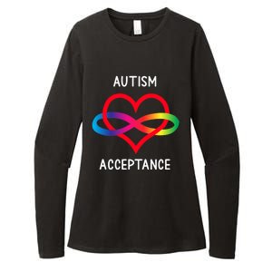 Autism Pro Acceptance Infinity Symbol For Neurodiversity Gift Womens CVC Long Sleeve Shirt