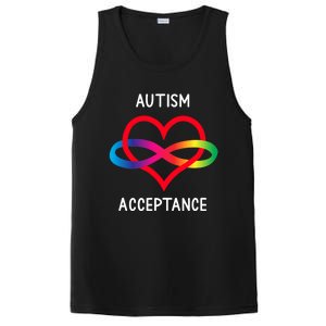 Autism Pro Acceptance Infinity Symbol For Neurodiversity Gift PosiCharge Competitor Tank