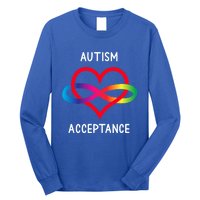 Autism Pro Acceptance Infinity Symbol For Neurodiversity Gift Long Sleeve Shirt