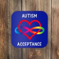 Autism Pro Acceptance Infinity Symbol For Neurodiversity Gift Coaster