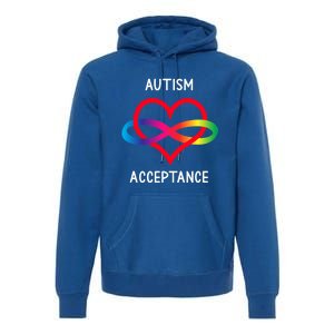 Autism Pro Acceptance Infinity Symbol For Neurodiversity Gift Premium Hoodie