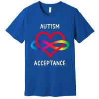 Autism Pro Acceptance Infinity Symbol For Neurodiversity Gift Premium T-Shirt