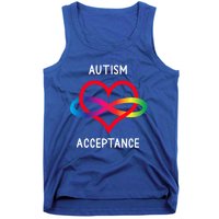 Autism Pro Acceptance Infinity Symbol For Neurodiversity Gift Tank Top