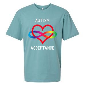 Autism Pro Acceptance Infinity Symbol For Neurodiversity Gift Sueded Cloud Jersey T-Shirt