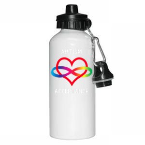 Autism Pro Acceptance Infinity Symbol For Neurodiversity Gift Aluminum Water Bottle