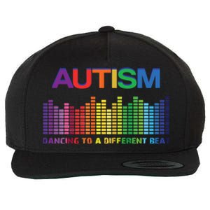 Autism Puzzle Autism Awareness Dancing To A Different Beat Meaningful Gift Wool Snapback Cap