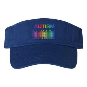 Autism Puzzle Autism Awareness Dancing To A Different Beat Meaningful Gift Valucap Bio-Washed Visor