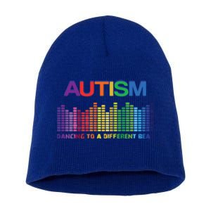 Autism Puzzle Autism Awareness Dancing To A Different Beat Meaningful Gift Short Acrylic Beanie