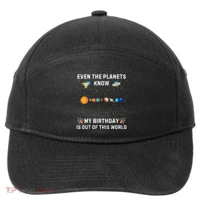Astrological Planetary Alignment 7-Panel Snapback Hat