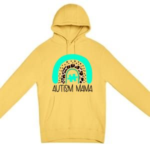 Autism Puzzle Awareness Mama Mom Son Daughter Nonverbal Gift Premium Pullover Hoodie