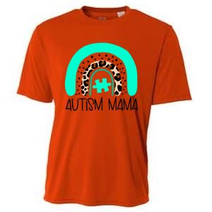 Autism Puzzle Awareness Mama Mom Son Daughter Nonverbal Gift Cooling Performance Crew T-Shirt