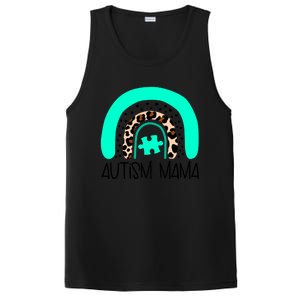 Autism Puzzle Awareness Mama Mom Son Daughter Nonverbal Gift PosiCharge Competitor Tank