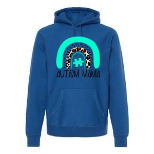 Autism Puzzle Awareness Mama Mom Son Daughter Nonverbal Gift Premium Hoodie