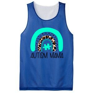 Autism Puzzle Awareness Mama Mom Son Daughter Nonverbal Gift Mesh Reversible Basketball Jersey Tank