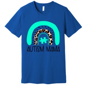 Autism Puzzle Awareness Mama Mom Son Daughter Nonverbal Gift Premium T-Shirt