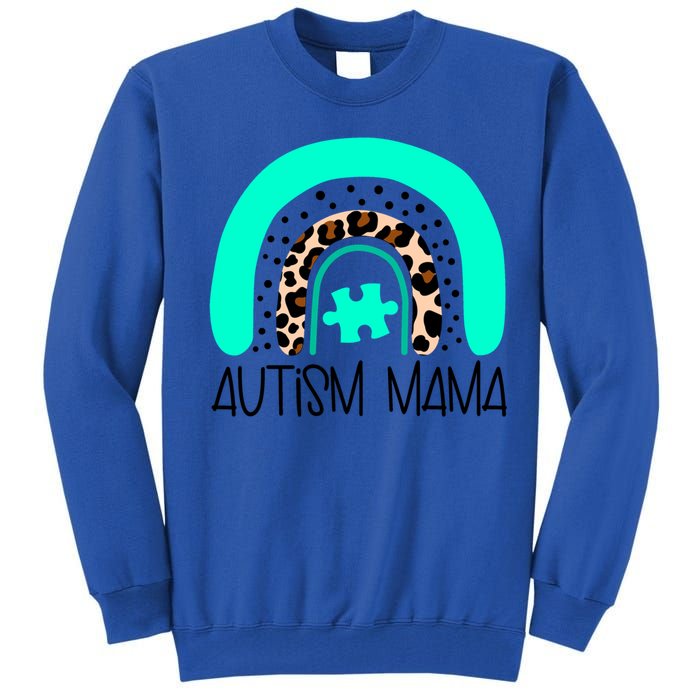 Autism Puzzle Awareness Mama Mom Son Daughter Nonverbal Gift Tall Sweatshirt