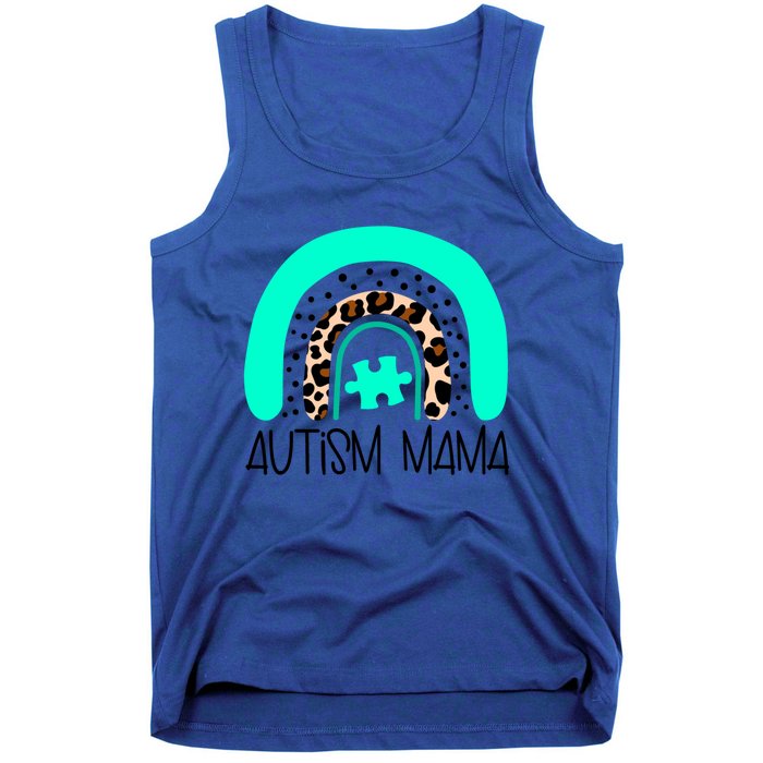 Autism Puzzle Awareness Mama Mom Son Daughter Nonverbal Gift Tank Top