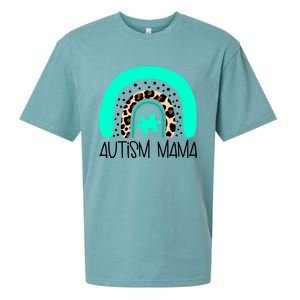 Autism Puzzle Awareness Mama Mom Son Daughter Nonverbal Gift Sueded Cloud Jersey T-Shirt