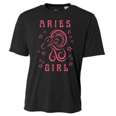 Aries Personality Astrology Zodiac Sign Horoscope Cooling Performance Crew T-Shirt