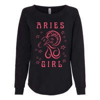 Aries Personality Astrology Zodiac Sign Horoscope Womens California Wash Sweatshirt