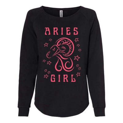 Aries Personality Astrology Zodiac Sign Horoscope Womens California Wash Sweatshirt