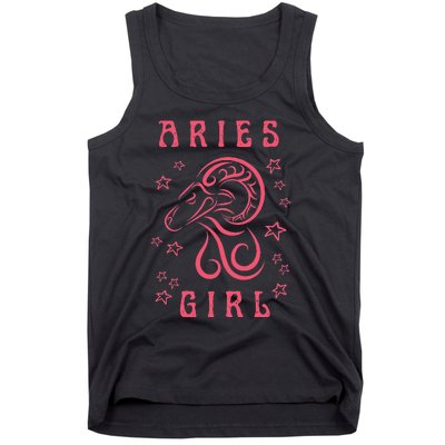 Aries Personality Astrology Zodiac Sign Horoscope Tank Top