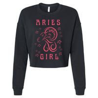 Aries Personality Astrology Zodiac Sign Horoscope Cropped Pullover Crew