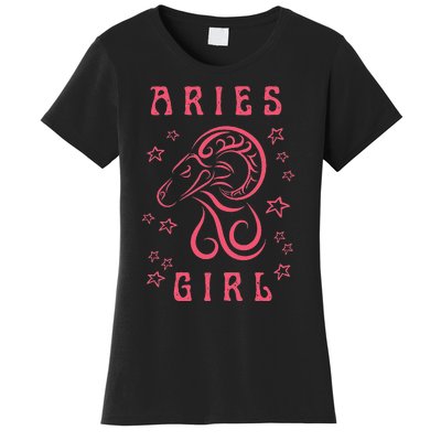 Aries Personality Astrology Zodiac Sign Horoscope Women's T-Shirt