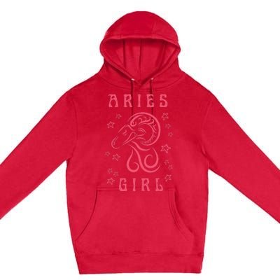 Aries Personality Astrology Zodiac Sign Horoscope Premium Pullover Hoodie