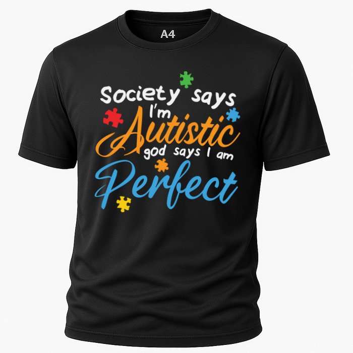 Autism Perfect Autism Awareness, Autism Puzzle Cooling Performance Crew T-Shirt
