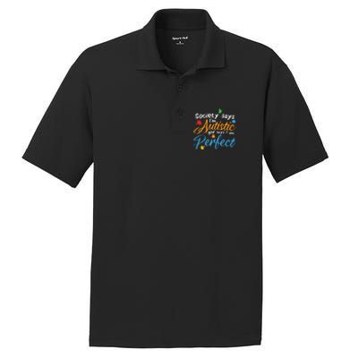 Autism Perfect Autism Awareness, Autism Puzzle PosiCharge RacerMesh Polo