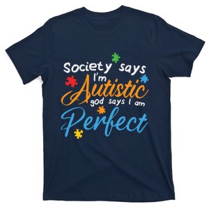 Autism Perfect Autism Awareness, Autism Puzzle T-Shirt