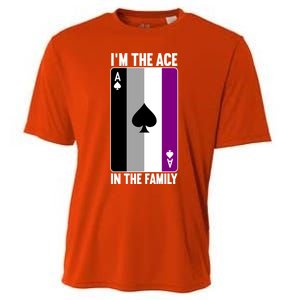 Asexual Pride Asexuality Awareness Im The Ace In The Family Cool Gift Cooling Performance Crew T-Shirt