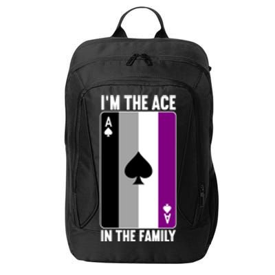 Asexual Pride Asexuality Awareness Im The Ace In The Family Cool Gift City Backpack