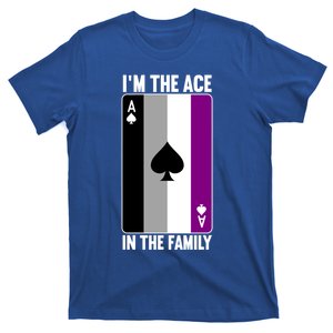 Asexual Pride Asexuality Awareness Im The Ace In The Family Cool Gift T-Shirt