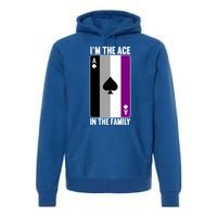 Asexual Pride Asexuality Awareness Im The Ace In The Family Cool Gift Premium Hoodie