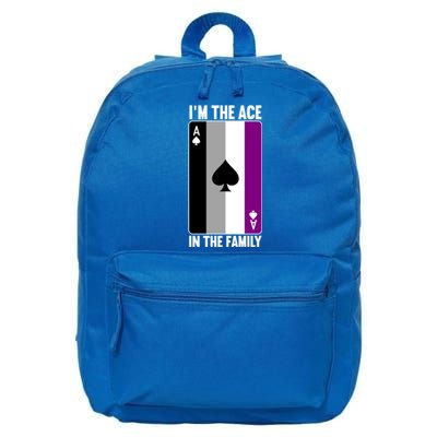 Asexual Pride Asexuality Awareness Im The Ace In The Family Cool Gift 16 in Basic Backpack