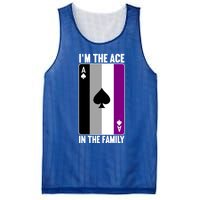 Asexual Pride Asexuality Awareness Im The Ace In The Family Cool Gift Mesh Reversible Basketball Jersey Tank