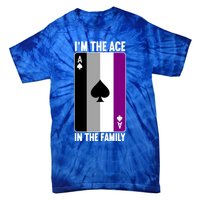 Asexual Pride Asexuality Awareness Im The Ace In The Family Cool Gift Tie-Dye T-Shirt