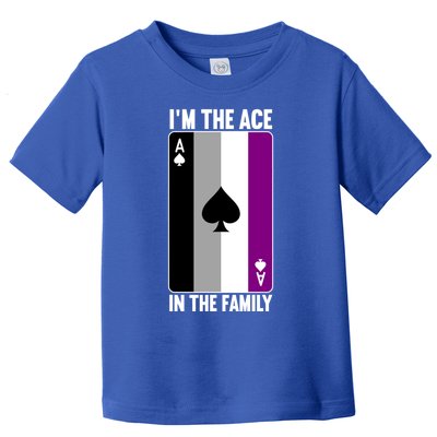 Asexual Pride Asexuality Awareness Im The Ace In The Family Cool Gift Toddler T-Shirt