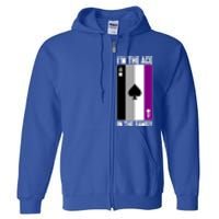 Asexual Pride Asexuality Awareness Im The Ace In The Family Cool Gift Full Zip Hoodie