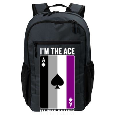 Asexual Pride Asexuality Awareness Im The Ace In The Family Cool Gift Daily Commute Backpack