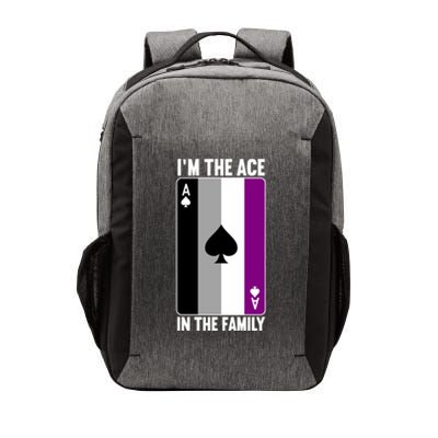 Asexual Pride Asexuality Awareness Im The Ace In The Family Cool Gift Vector Backpack