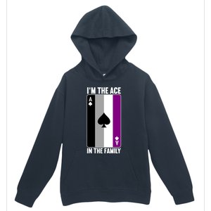 Asexual Pride Asexuality Awareness Im The Ace In The Family Cool Gift Urban Pullover Hoodie