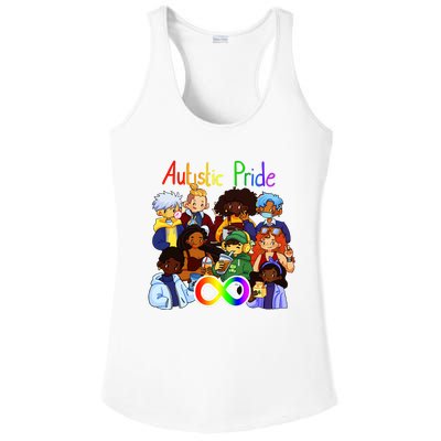 Autistic Pride Ladies PosiCharge Competitor Racerback Tank