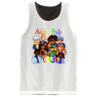 Autistic Pride Mesh Reversible Basketball Jersey Tank