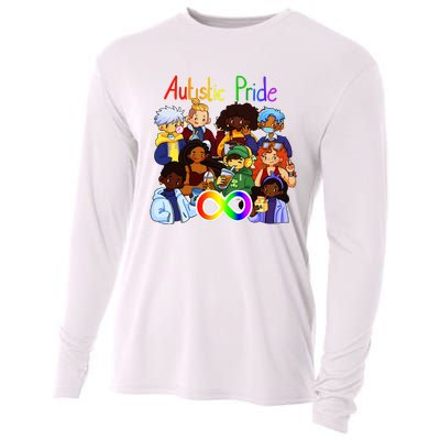 Autistic Pride Cooling Performance Long Sleeve Crew