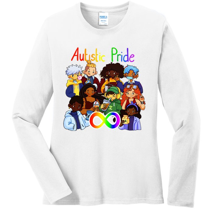 Autistic Pride Ladies Long Sleeve Shirt